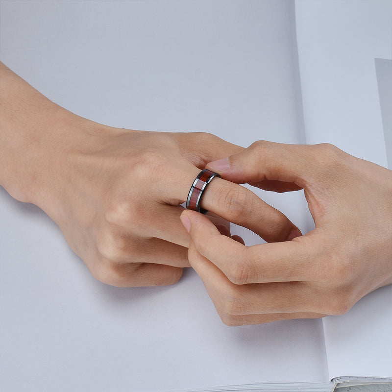 King Will nature&trade; 7mm ceramic ring