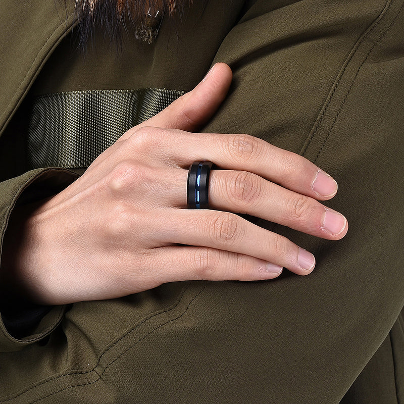 King Will LOOP&trade; 10mm tungsten ring