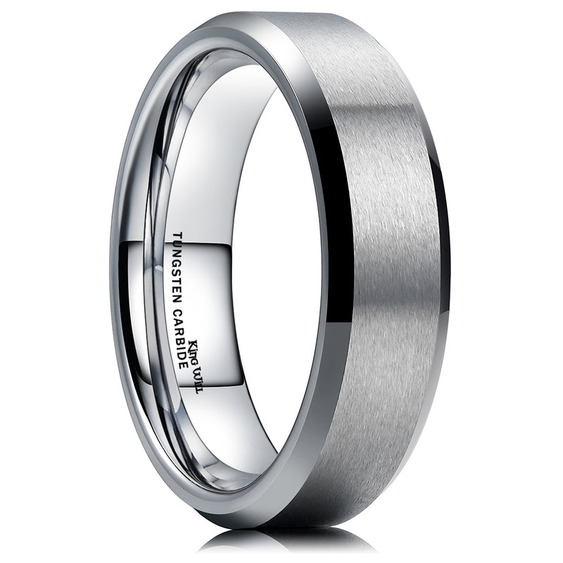 King Will CLASSIC&trade; 6mm tungsten ring