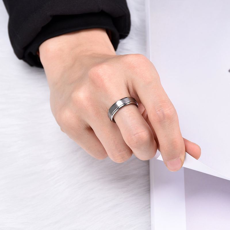 King Will CLASSIC&trade; 6mm titanium ring