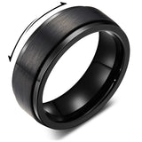 King Will INTERTWINE&trade; 8mm spinner ring