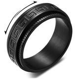 King Will INTERTWINE&trade; 8mm spinner ring