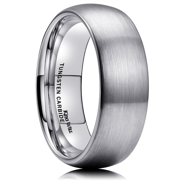 King Will CLASSIC&trade; 8mm tungsten ring