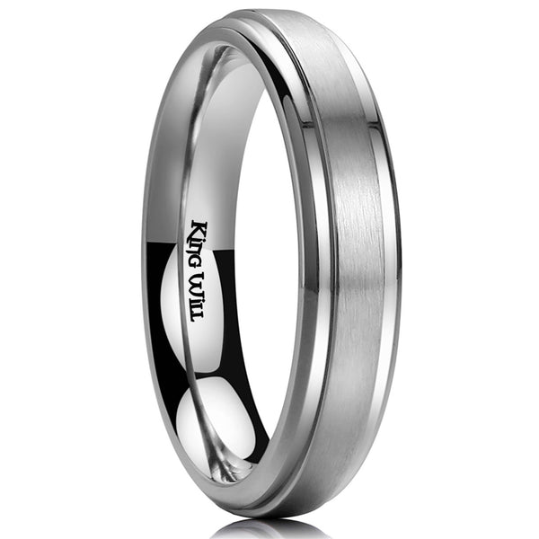 King Will CLASSIC&trade; 4mm titanium ring