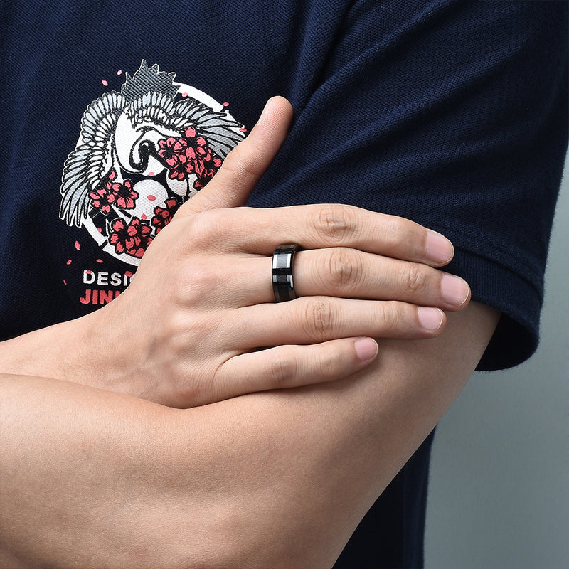 King Will NATURE&trade; 8mm ceramic ring