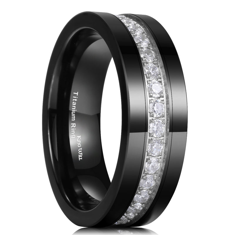 King Will GEM&trade; 8mm tungsten ring