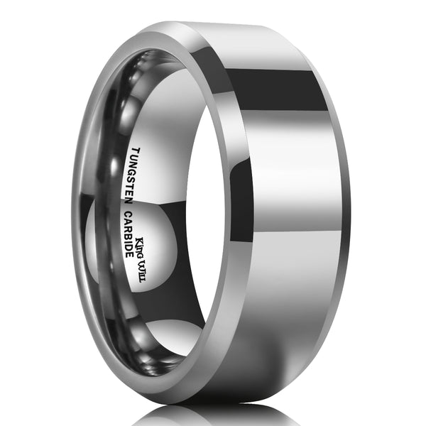 King Will CLASSIC&trade; 8mm tungsten ring