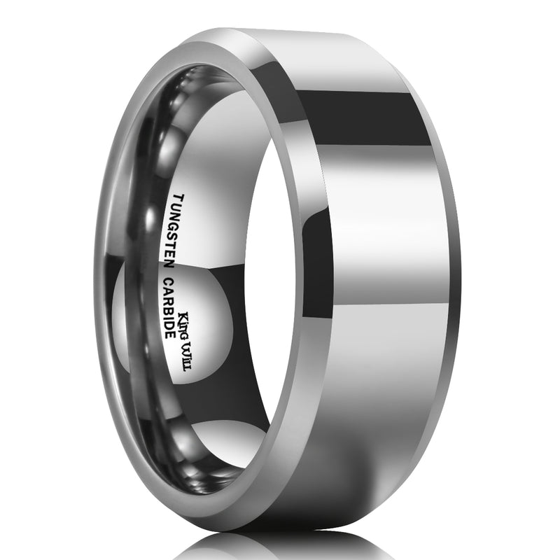 King Will CLASSIC&trade; 8mm tungsten ring