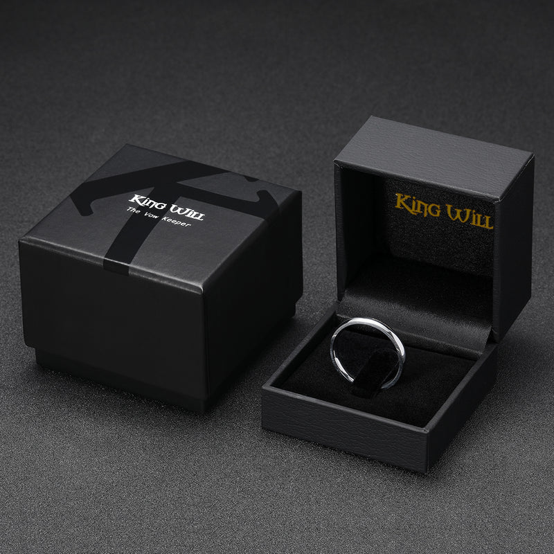 King Will CLASSIC&trade; 3mm stainless steel ring