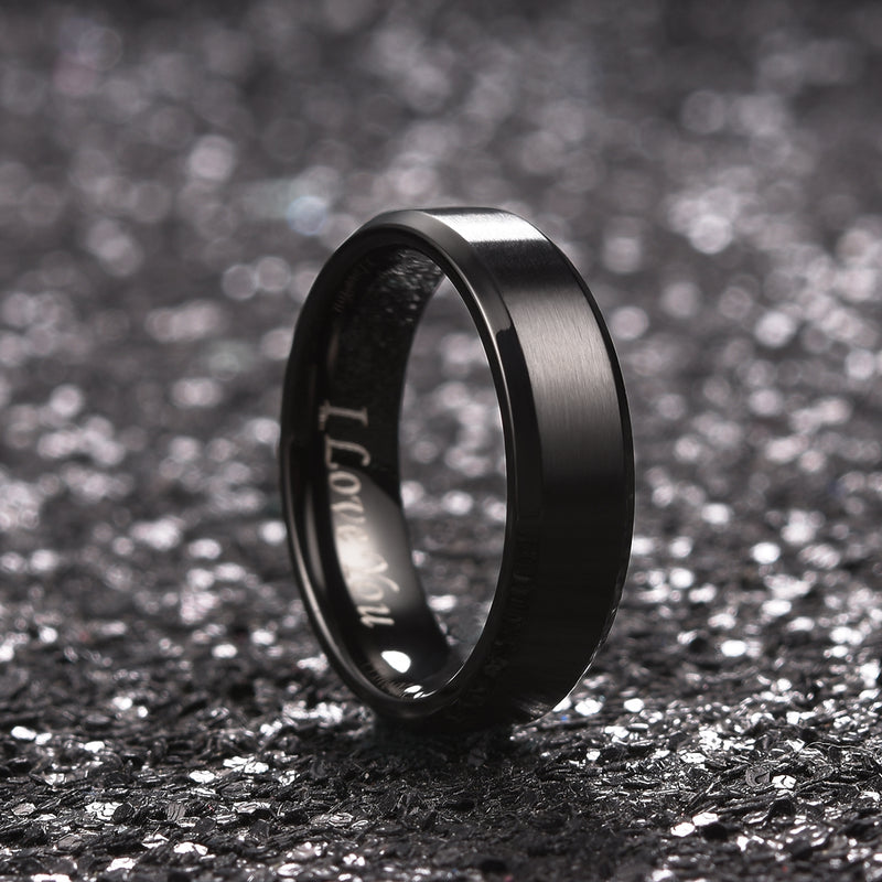 King Will BASIC&trade; 7mm stainless steel ring