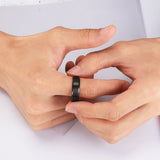 King Will BASIC&trade; 7mm stainless steel ring
