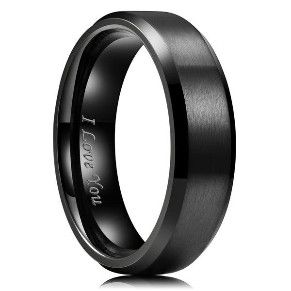 King Will BASIC&trade; 7mm stainless steel ring