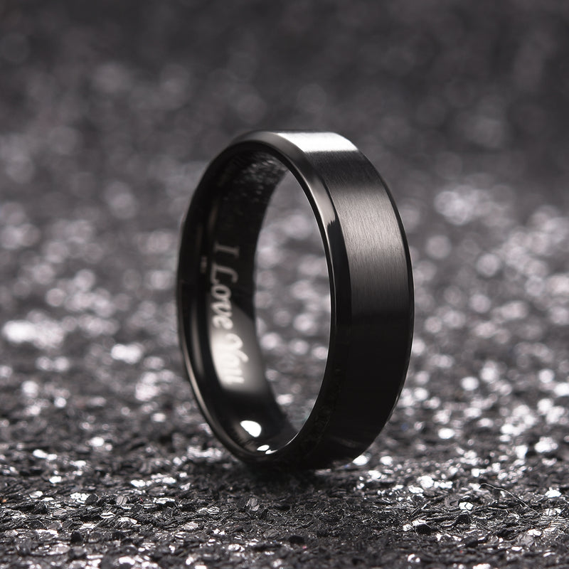 King Will BASIC&trade; 6mm stainless steel ring