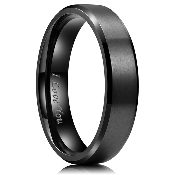 King Will BASIC&trade; 6mm stainless steel ring
