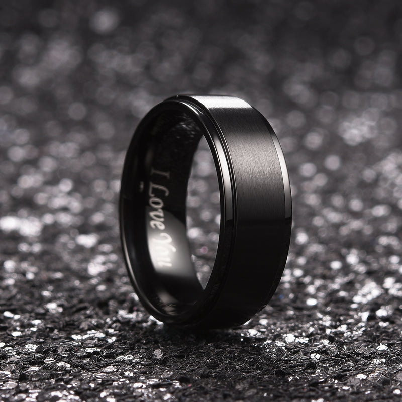 King Will BASIC&trade; 8mm stainless steel ring