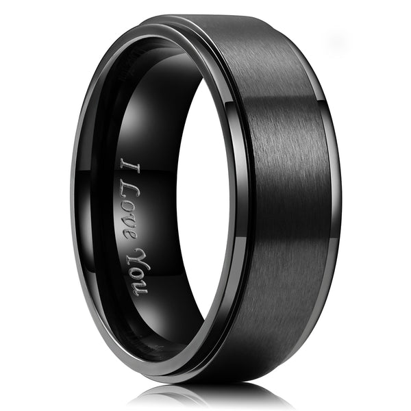 King Will BASIC&trade; 8mm stainless steel ring