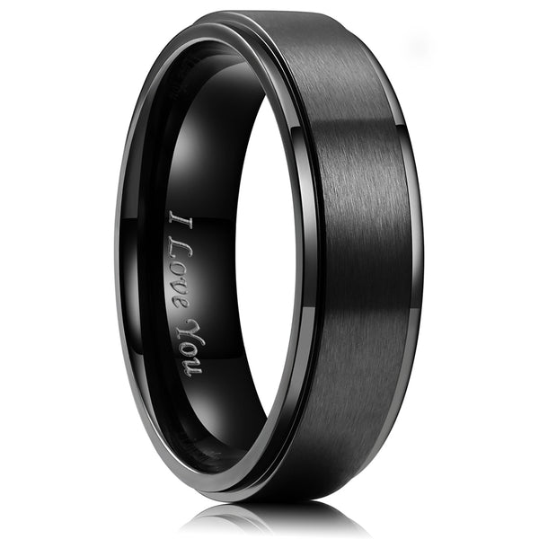 King Will BASIC&trade; 6mm stainless steel ring