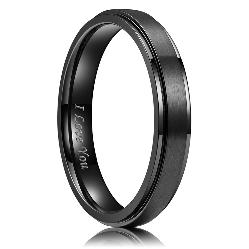 King Will BASIC&trade; 4mm stainless steel ring
