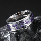 King Will STEAMPUNK&trade; 8mm stainless steel ring