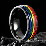 King Will DUO&trade; 8mm stainless steel ring
