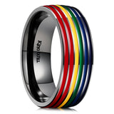 King Will DUO&trade; 8mm stainless steel ring