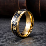 King Will STEAMPUNK&trade; 8mm stainless steel ring