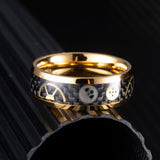 King Will STEAMPUNK&trade; 8mm stainless steel ring