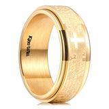 King Will INTERTWINE&trade; 8mm spinner ring