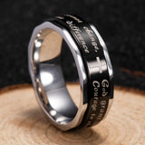 King Will INTERTWINE&trade; 8mm spinner ring