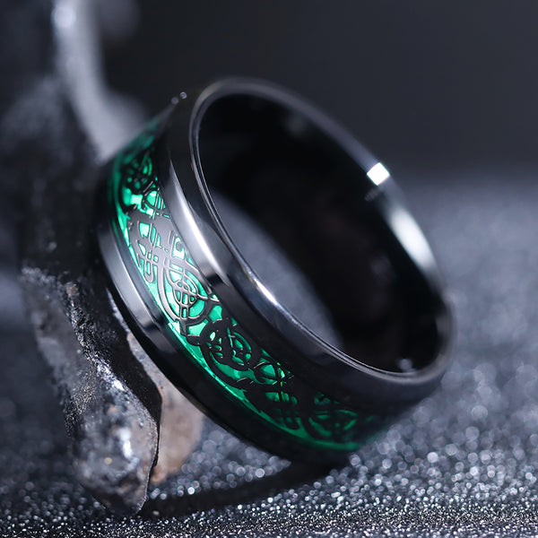 King Will DRAGON&trade; 9mm stainless steel ring