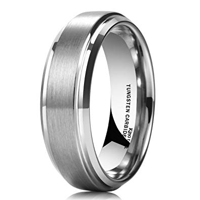King Will CLASSIC&trade; 7mm tungsten ring