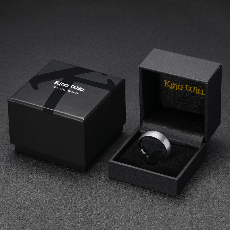 King Will DUO&trade; 7mm titanium ring