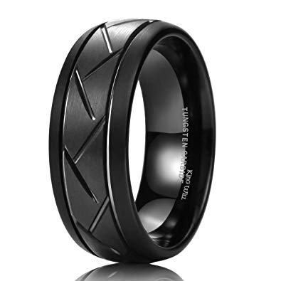 King Will BASIC&trade; 8mm tungsten ring