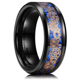 King Will STEAMPUNK&trade; 8mm tungsten ring