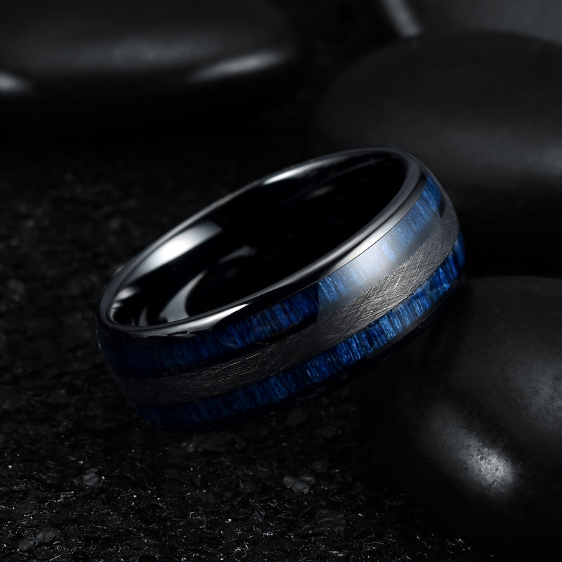 King Will NATURE&trade; 8mm tungsten ring