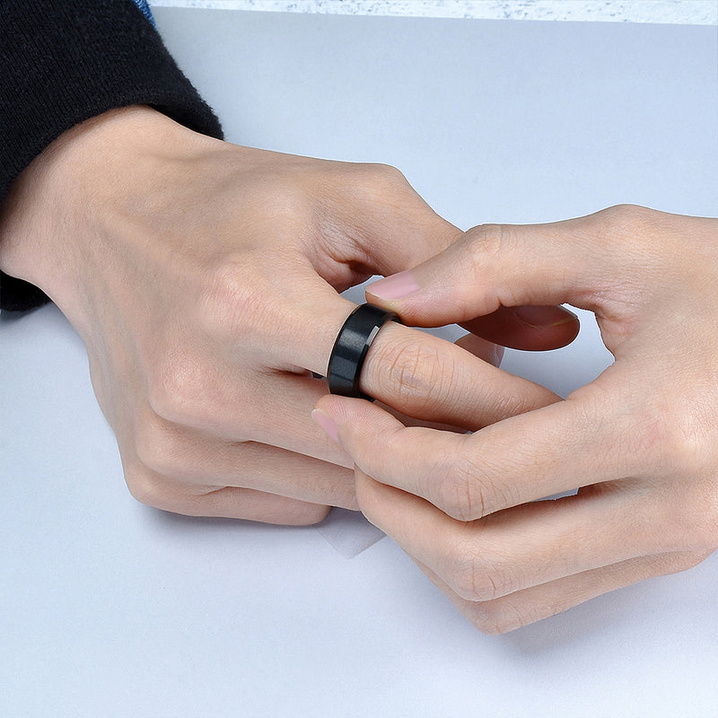King Will BASIC&trade; 8mm tungsten ring