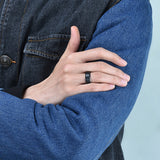 King Will BASIC&trade; 8mm stainless steel ring