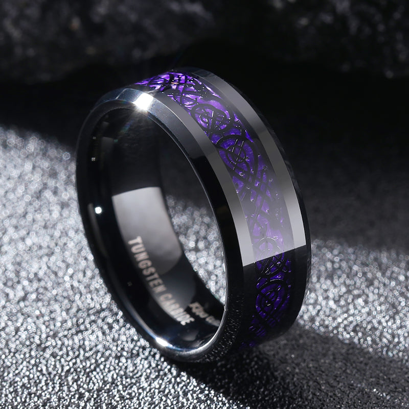 King Will DRAGON&trade; 8mm tungsten ring