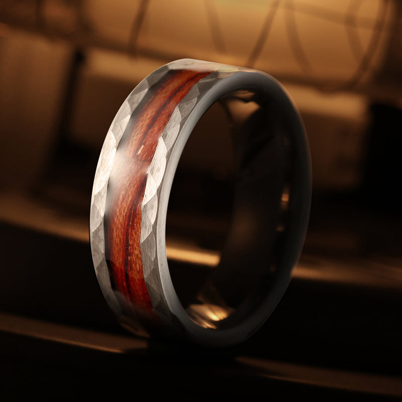 King Will NATURE&trade; 8mm tungsten ring