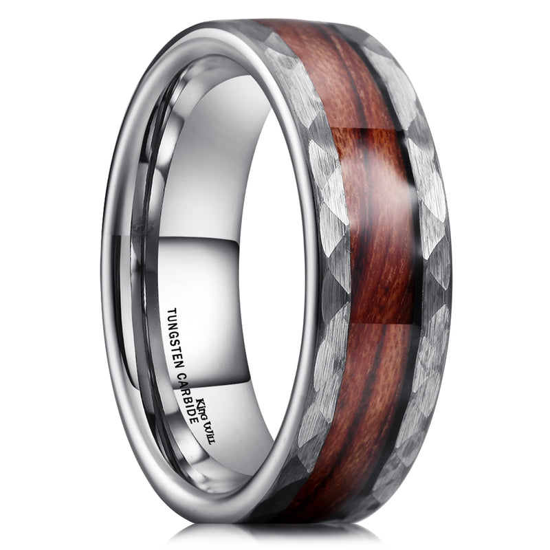 King Will NATURE&trade; 8mm tungsten ring