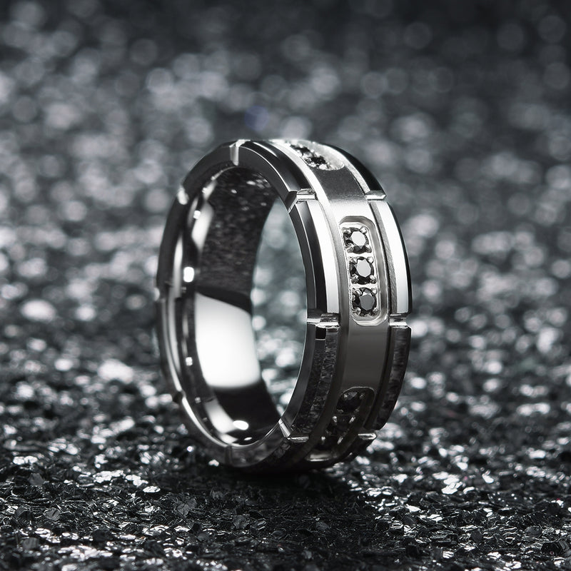 King Will GEM&trade; 8mm tungsten ring