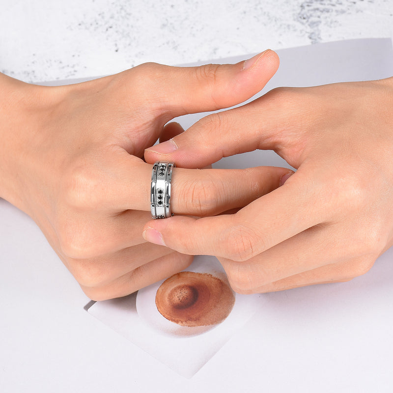 King Will GEM&trade; 8mm tungsten ring