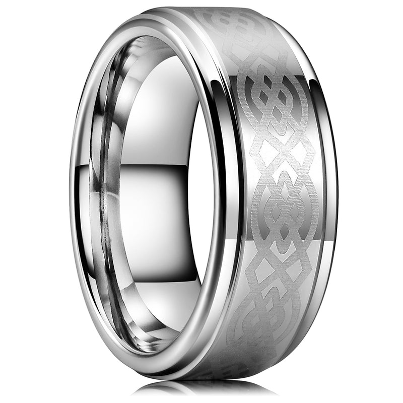 King Will CLASSIC&trade; 8mm tungsten ring