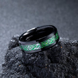 King Will DRAGON&trade; 8mm tungsten ring