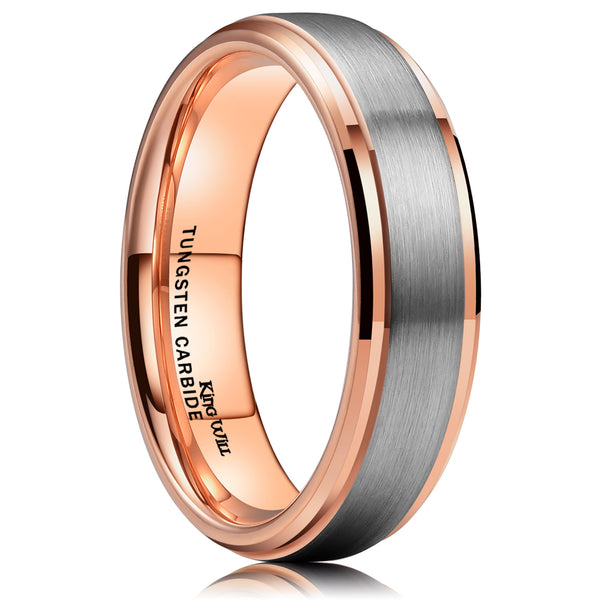 King Will DUO&trade; 6mm tungsten ring