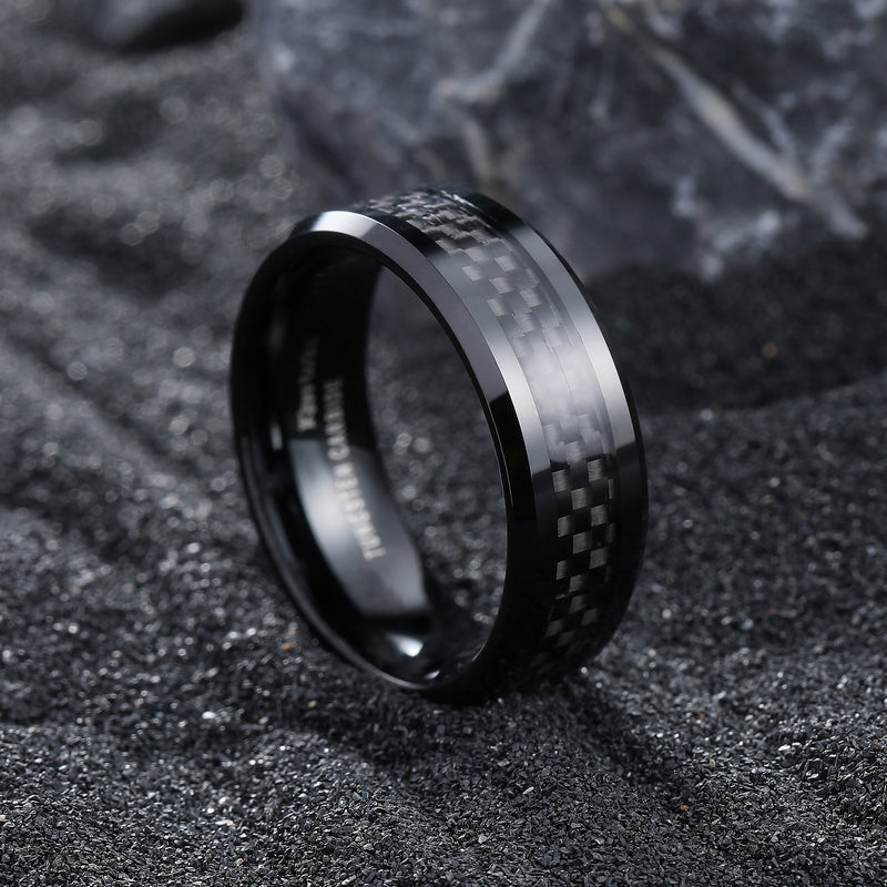 King Will GENTLEMAN&trade; 8mm tungsten ring