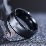 King Will BASIC&trade; 8mm tungsten ring