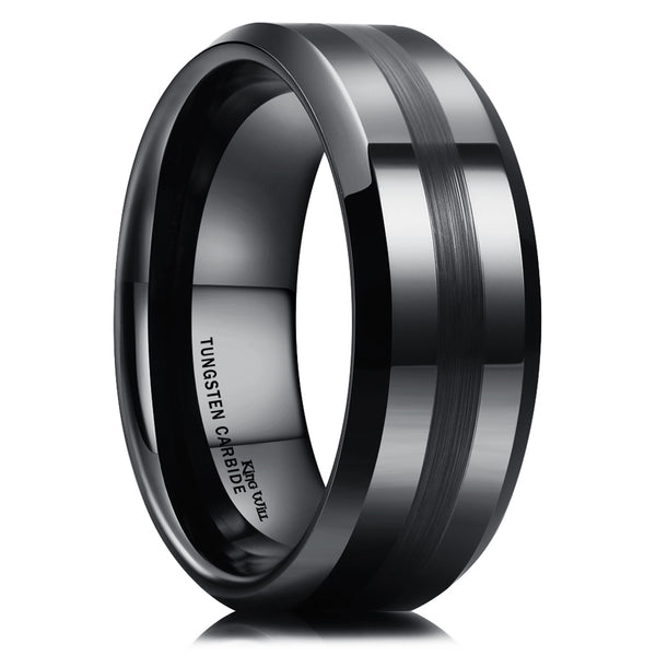 King Will BASIC&trade; 8mm tungsten ring