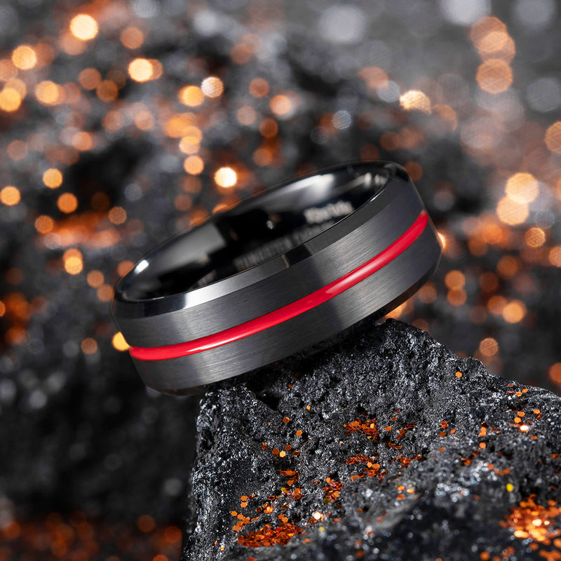 King Will LOOP&trade; 8mm tungsten ring