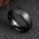 King Will BASIC&trade; 6mm tungsten ring